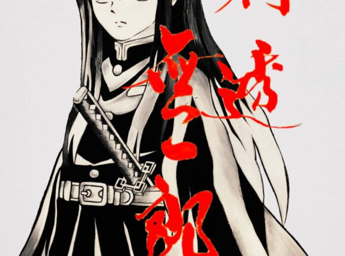 鬼滅の刃「時透無一郎」熊本個展で展示